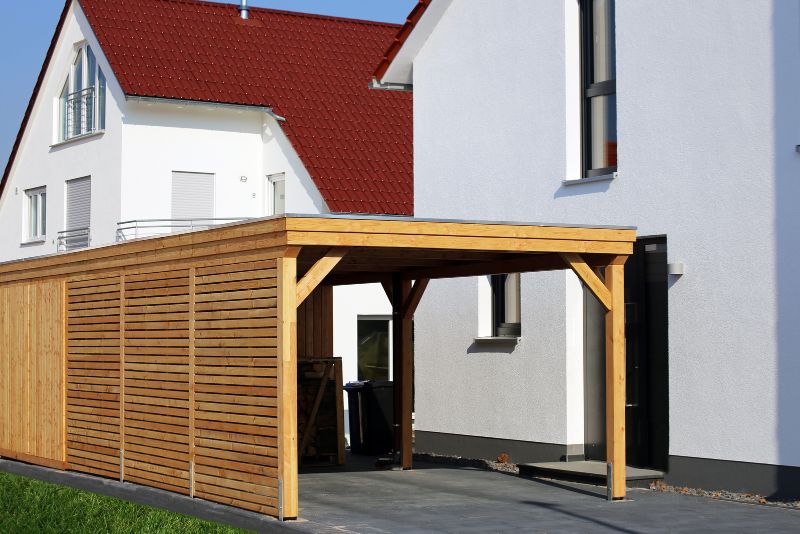 Completed carport built by Patios Gold Coast Experts