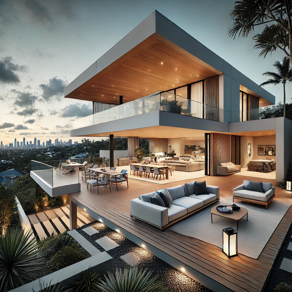 luxury home patio in Upper Coomera, Gold Coast